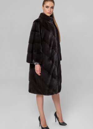 Меховое пальто из норки SkinnWille 1001565