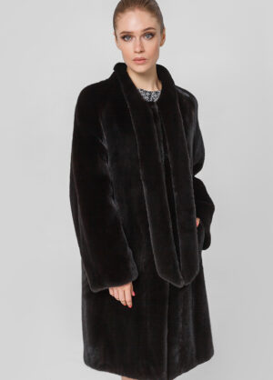 Меховое полупальто из норки Nevris 1001394